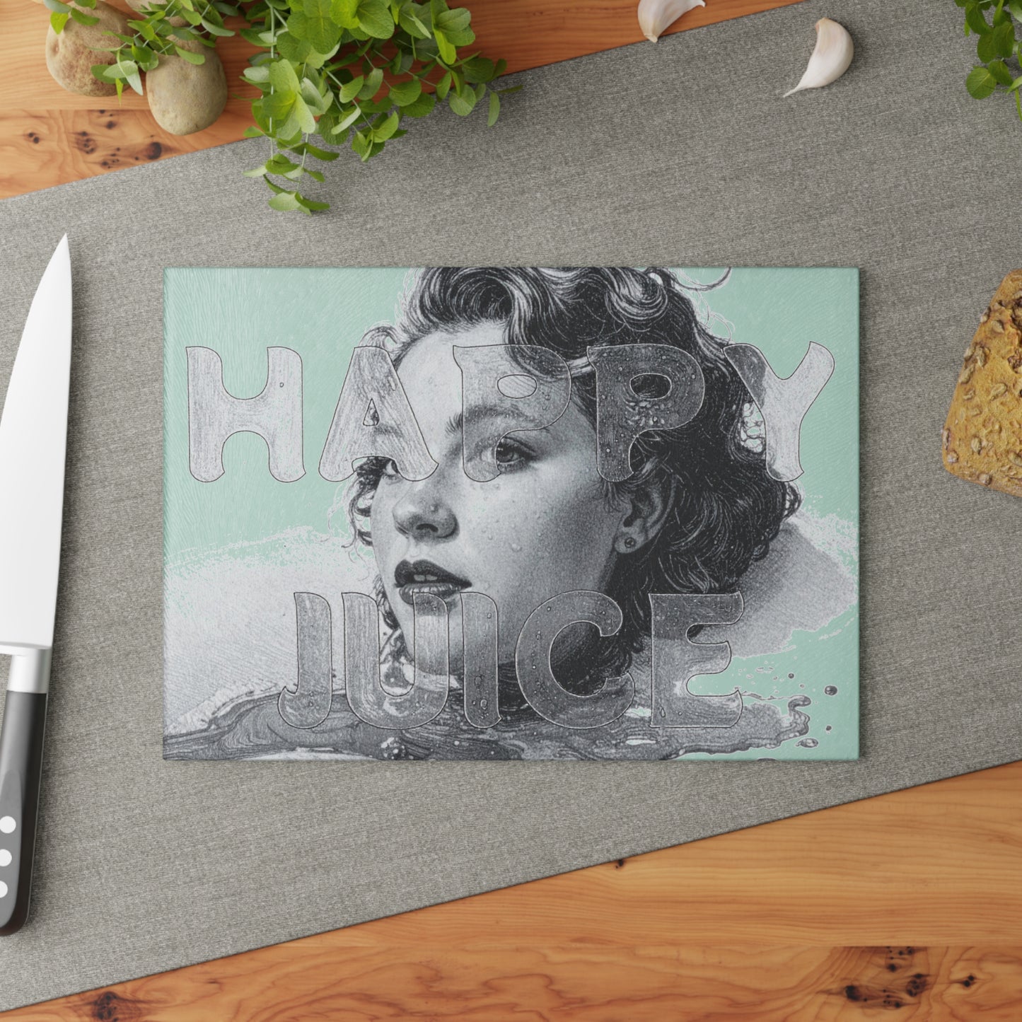 Happy Juice | Esme Style Glass Cutting Board