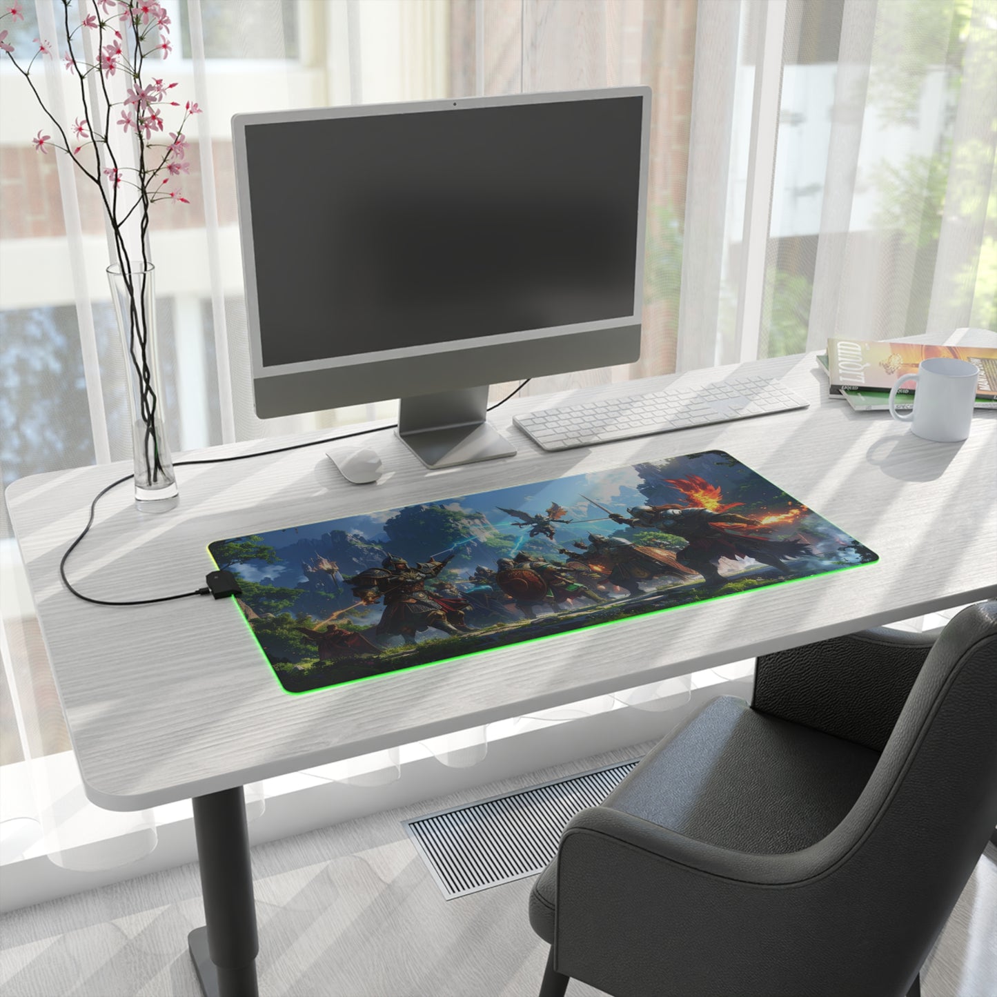 Epic Battle | LED Gaming Mouse Pad