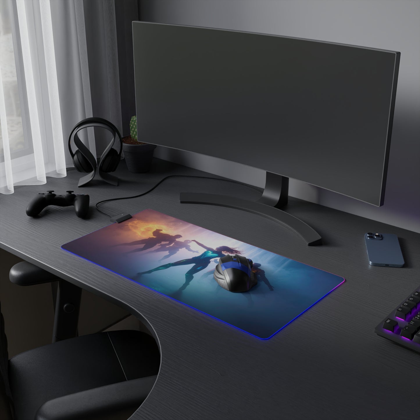 Agent Jane | LED Gaming Mouse Pad
