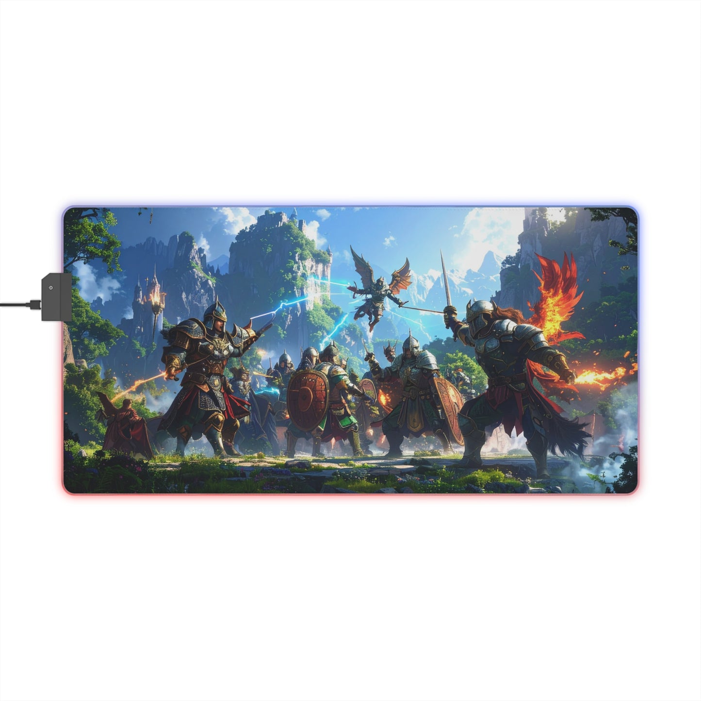 Epic Battle | LED Gaming Mouse Pad