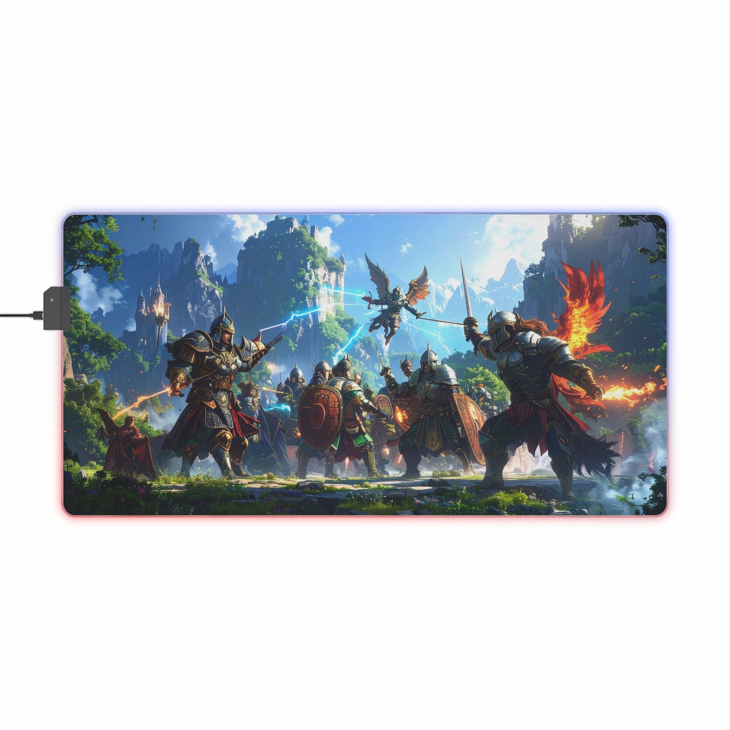 Epic Battle | LED Gaming Mouse Pad