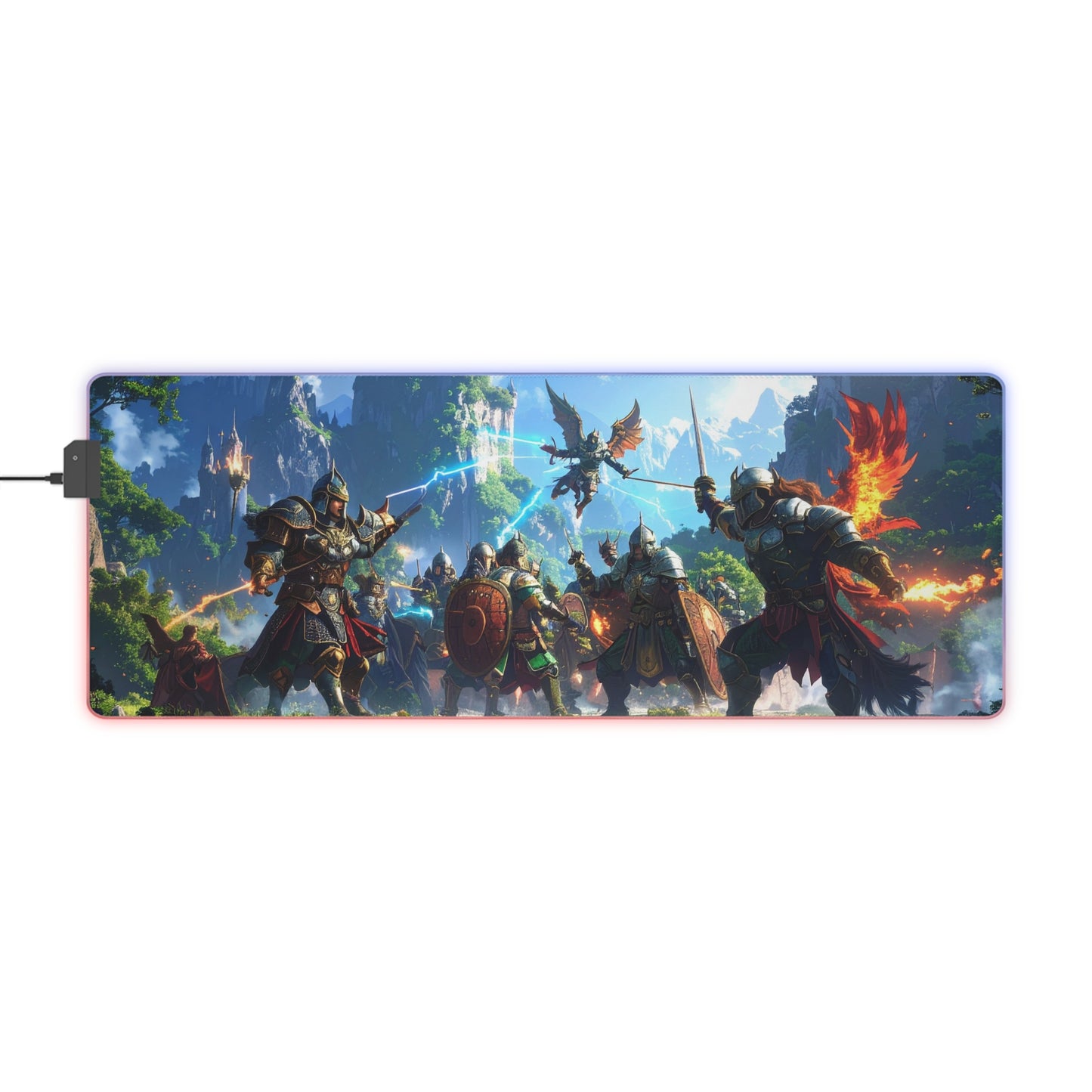 Epic Battle | LED Gaming Mouse Pad