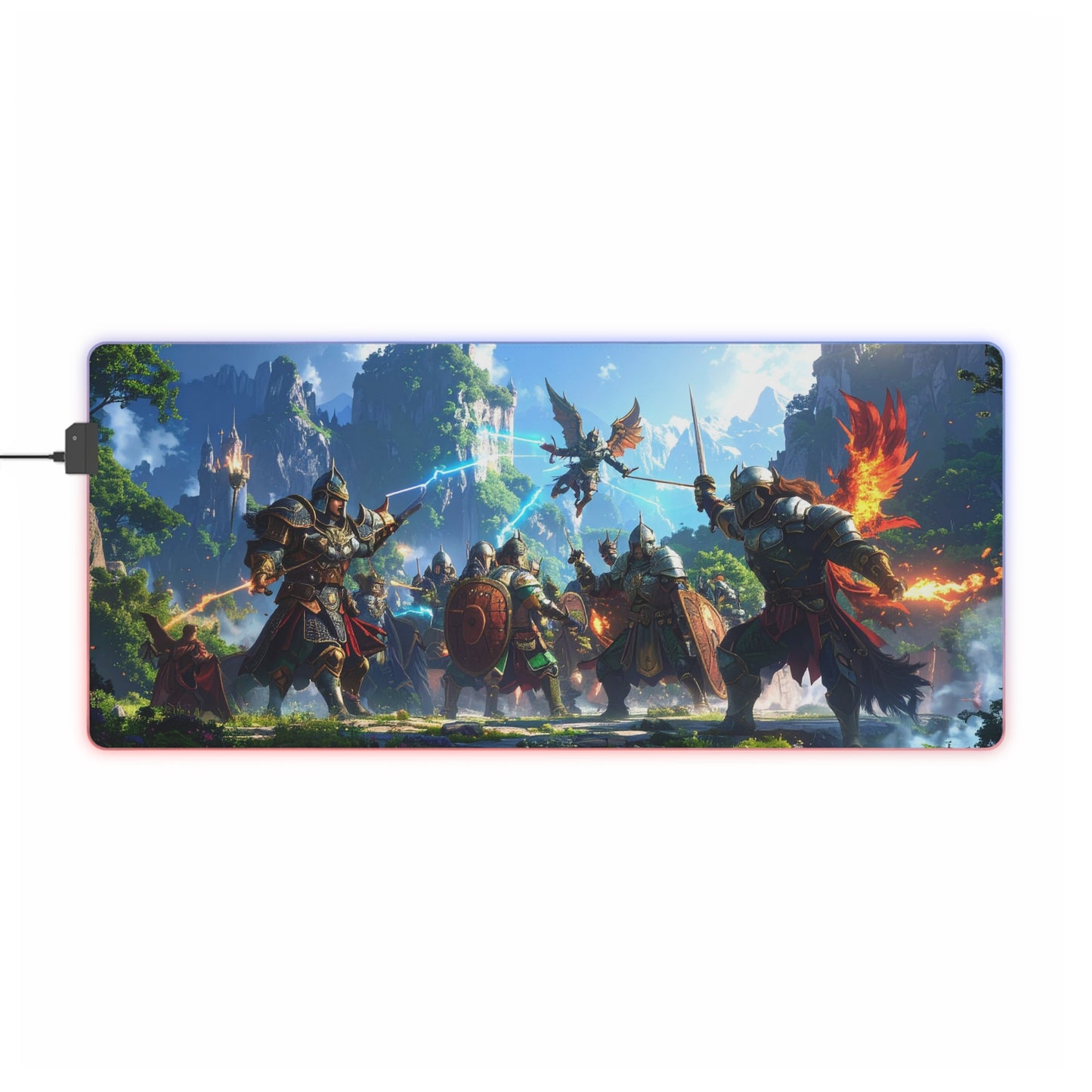 Epic Battle | LED Gaming Mouse Pad