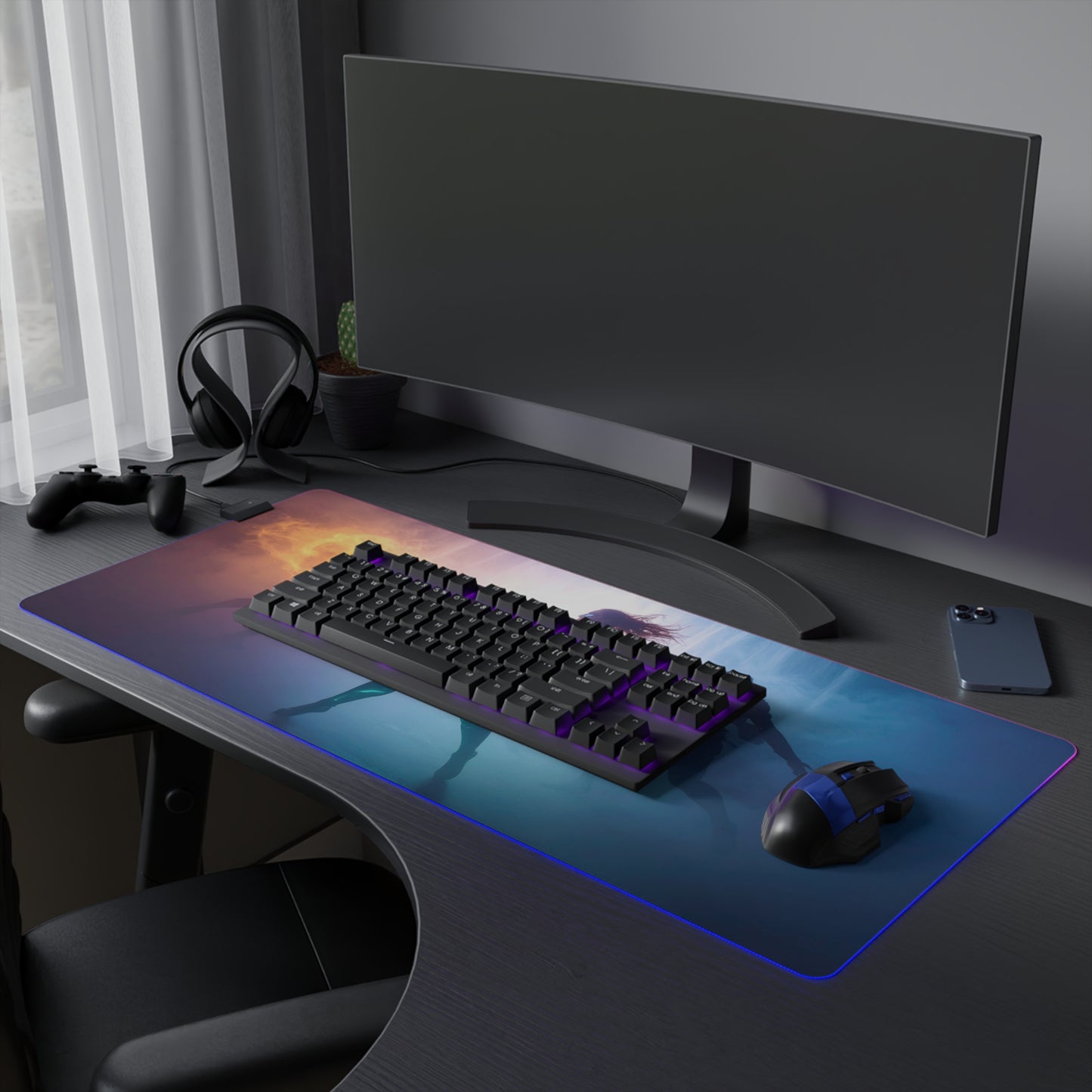 Agent Jane | LED Gaming Mouse Pad