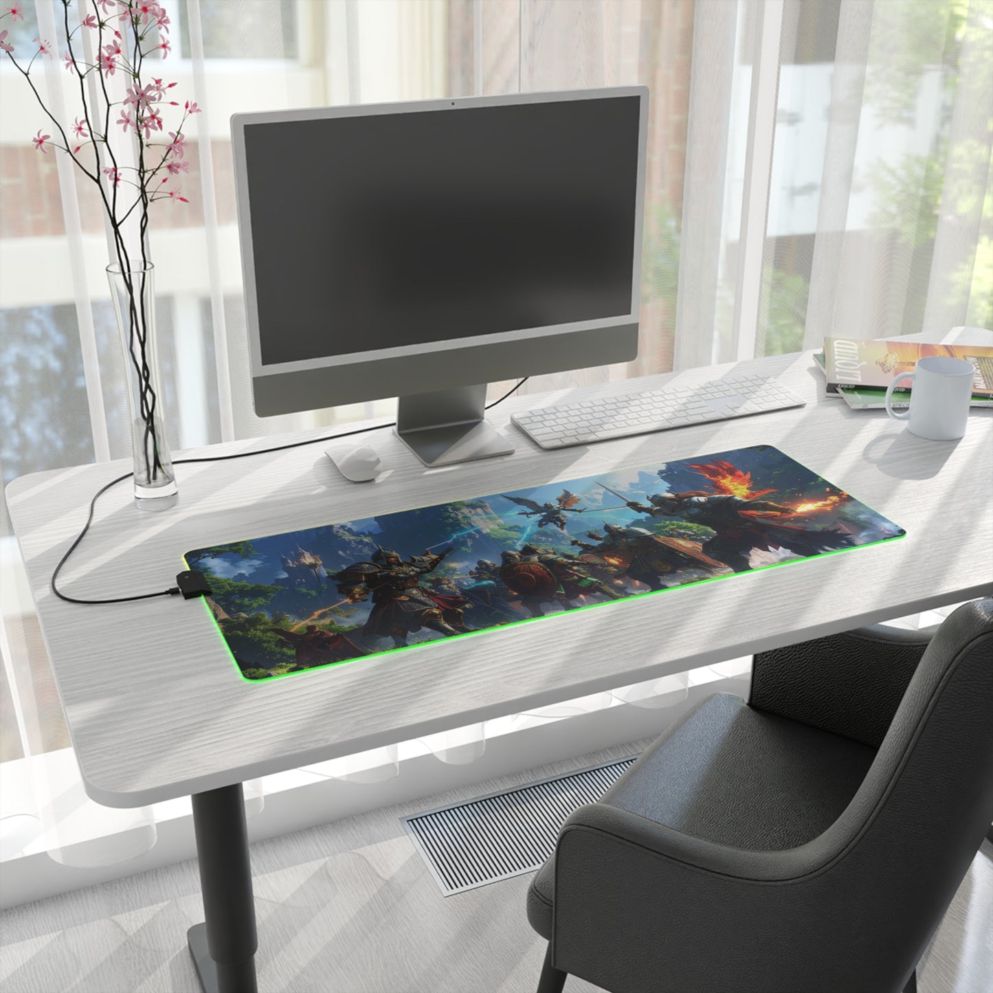 Epic Battle | LED Gaming Mouse Pad